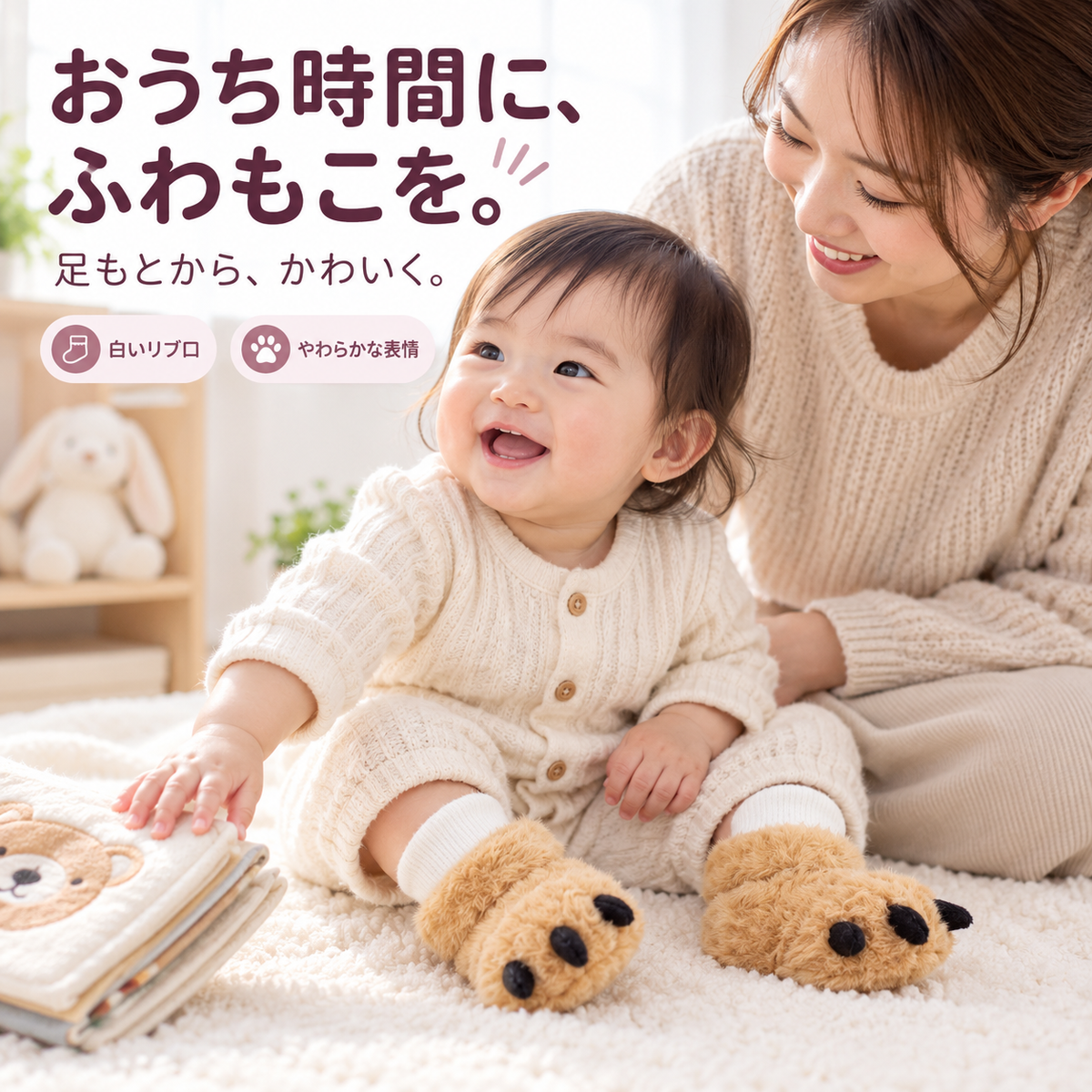 MM クマあんよ ベビーブーティ