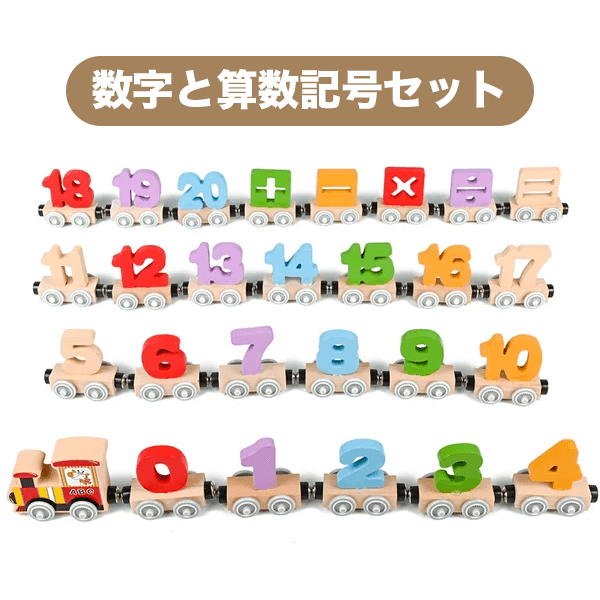 すうじの汽車ポッポ